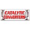 Signmission CATALYTIC CONVERTERS BANNER SIGN inspection asci auto cars repair a/c B-Catalytic Converters - alternate 1